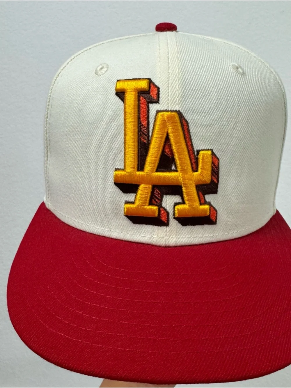 Dodgers fitted cap 7 3/8 - Picture 6 of 11